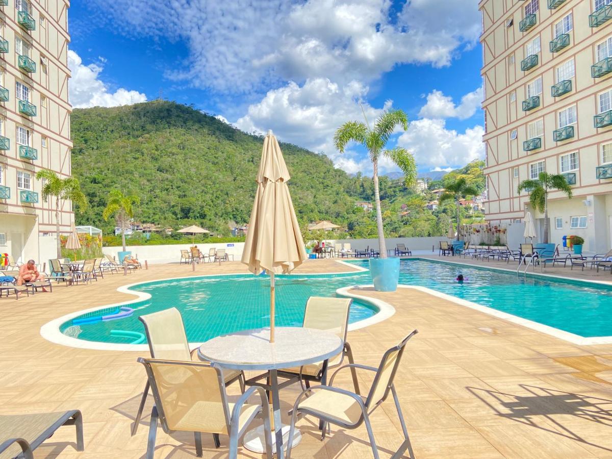 Ferienwohnung Flat 217 Granja Brasil - Com Piscina Em Itaipava Petrópolis Exterior foto