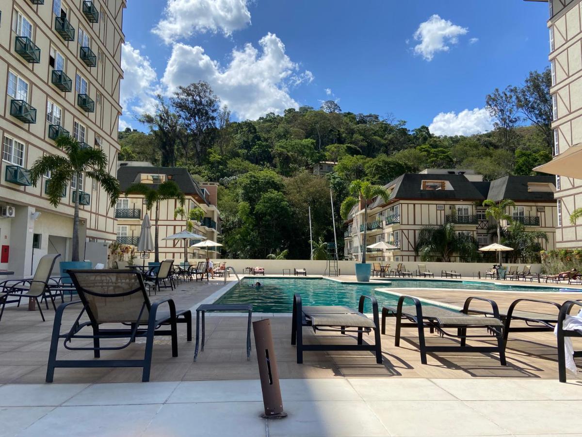 Ferienwohnung Flat 217 Granja Brasil - Com Piscina Em Itaipava Petrópolis Exterior foto