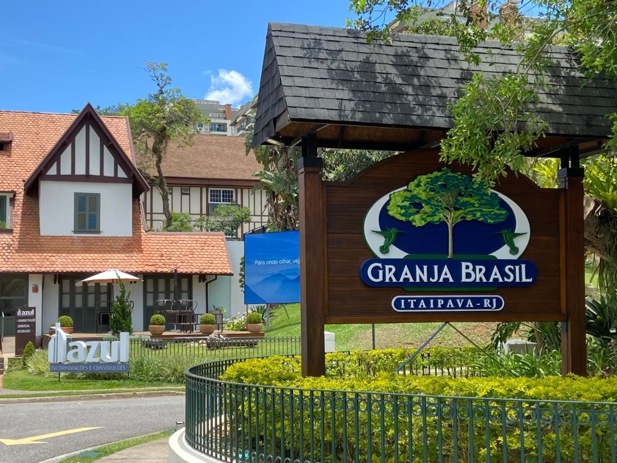 Ferienwohnung Flat 217 Granja Brasil - Com Piscina Em Itaipava Petrópolis Exterior foto